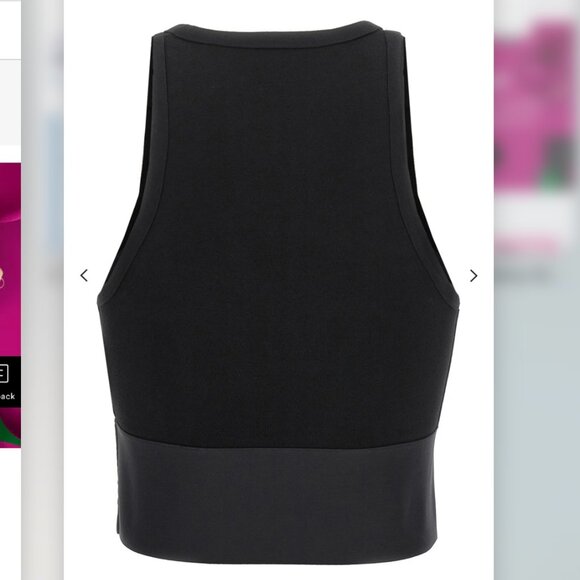 NEW Alexander Wang Scoop Neck Bra Top With Logo Elastic Band XS - Picture 8 of 11